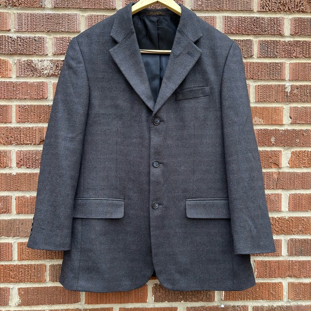 Roberto Villini NWT Lambswool Men’s Grey Blazer Sports Coat Size 40R